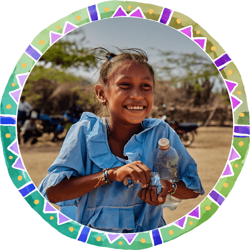 Niña sonriendo