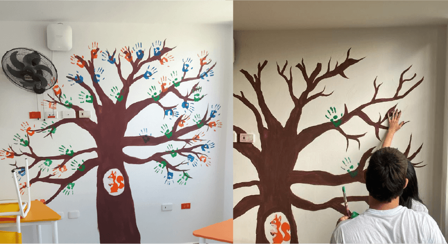 <p><strong>J.A. Joven del Centro de Atención Especializada Turbaco&nbsp;</strong></p><p>«El será el árbol para el rincón del cuento»</p>