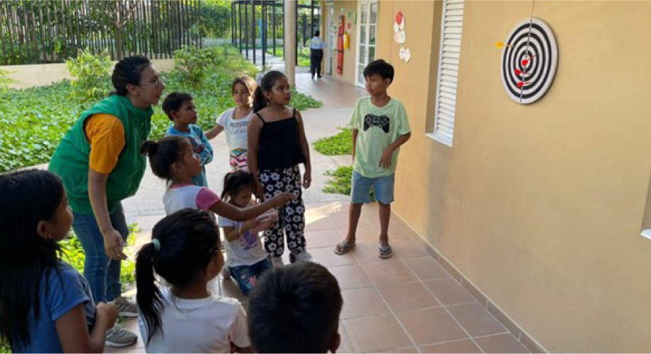<p>“Esto es fácil, es más difícil con arco”.</p><p>Sary Luciana Salazar Mendoza, 10 años.</p>