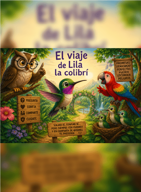 El viaje de Lila la colibrí 