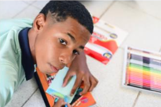 Foto 2: Niño de IE INEDESAI – Sede Philip Beekman School de San Andrés Islas
